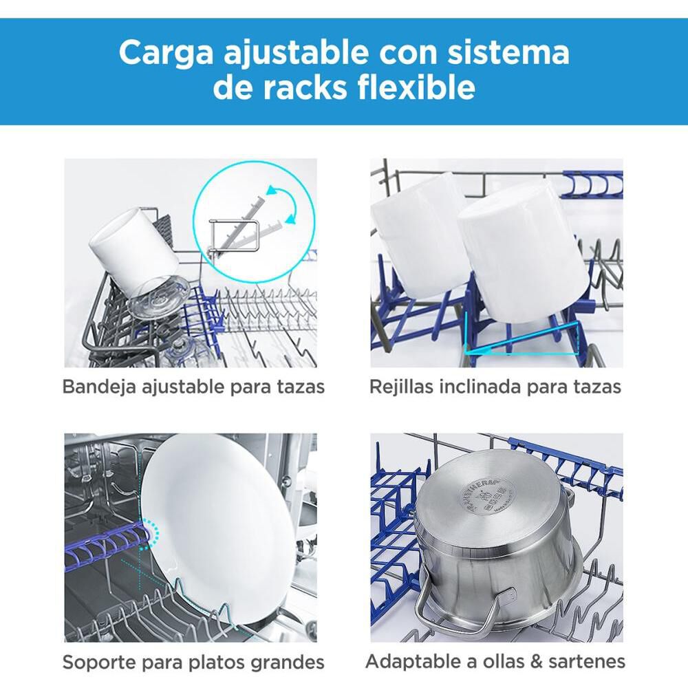 Lavavajilla Midea MDWTF0602MS / 6 Cubiertos image number 9.0