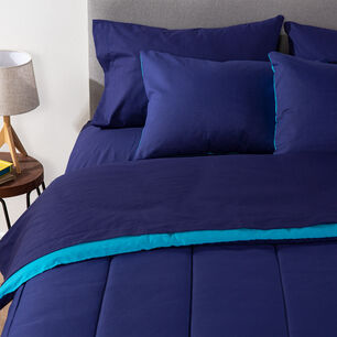 Plumon Bicolor Azul Calipso Arthome 1.5 Plaza