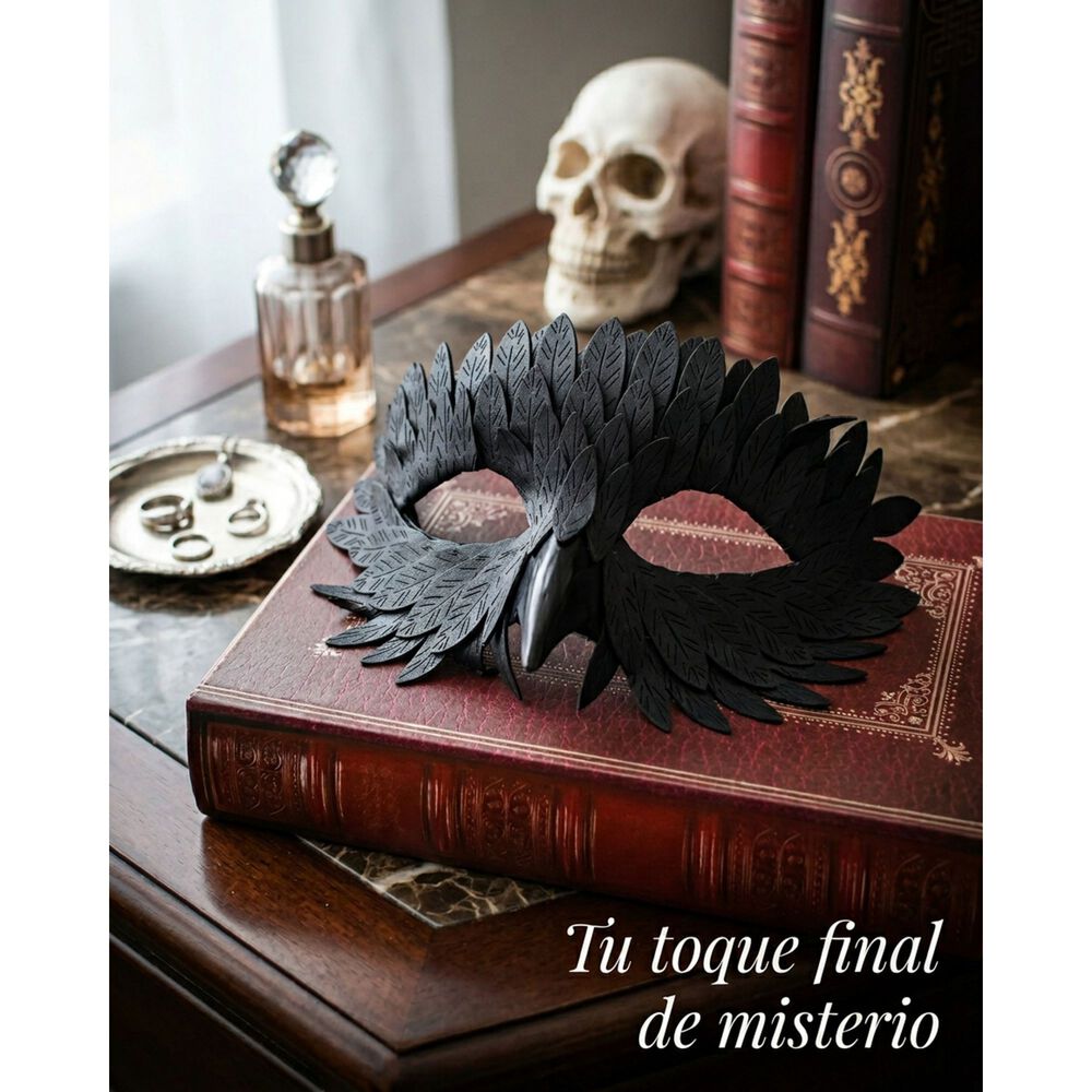 M&aacute;scara Pajaro Ave Plumas Carnaval Veneciano Para Disfraz image number 6.0