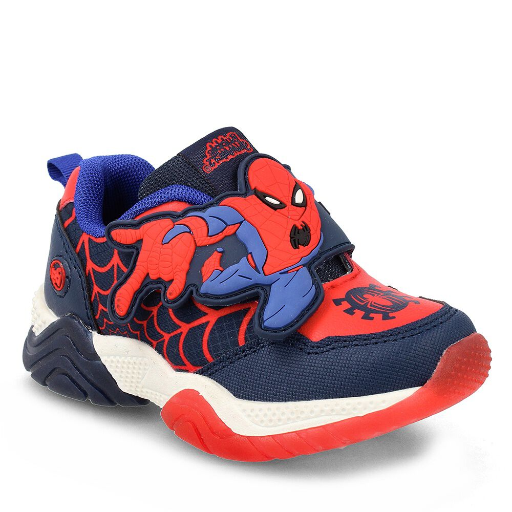 Zapatilla Ni&ntilde;o Bubblegummers Luces Spiderman Marvel Azul image number 0.0