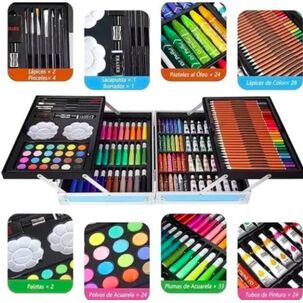 Kit Dibujo Ni&ntilde;o 145 Piezas