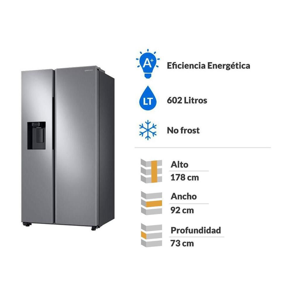 Refrigerador Side By Side Samsung RS60T5200S9/ZS / No Frost / 602 Litros / A+ image number 1.0
