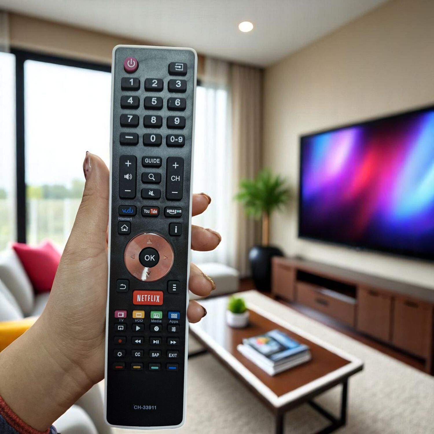 Control Remoto Para Hisense Smart Tv Universal Ultima Gen image number 1.0