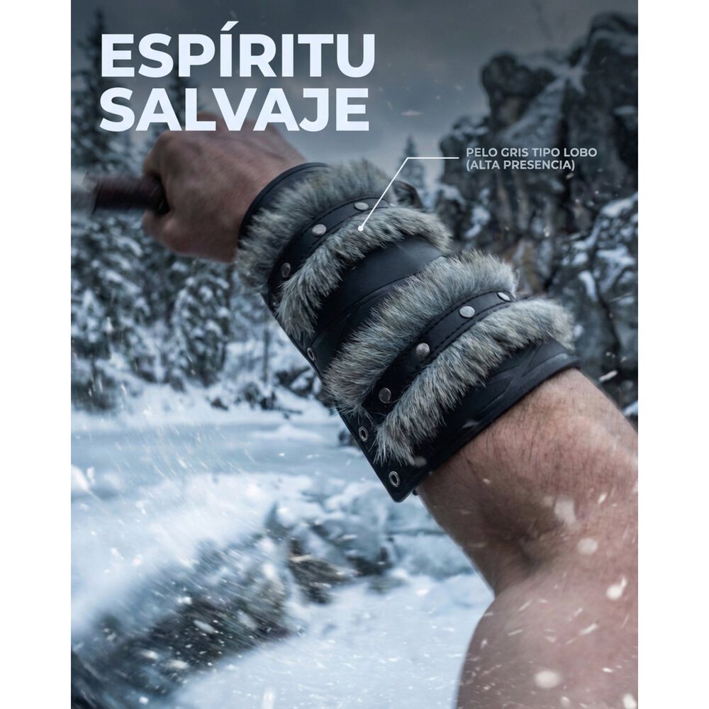 Disfraz Brazalete Armadura Lobo Vikingo image number 13.0