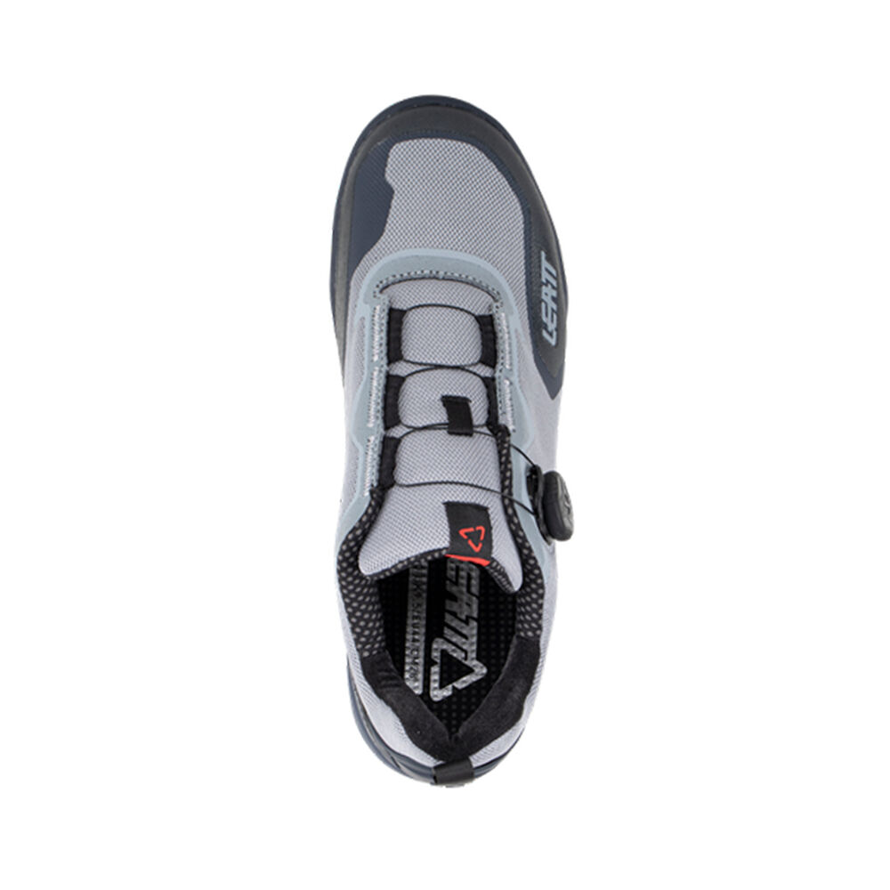 Zapatilla Leatt 6.0 Fijación Ciclismo Deportivo Trail Gris Claro image number 4.0