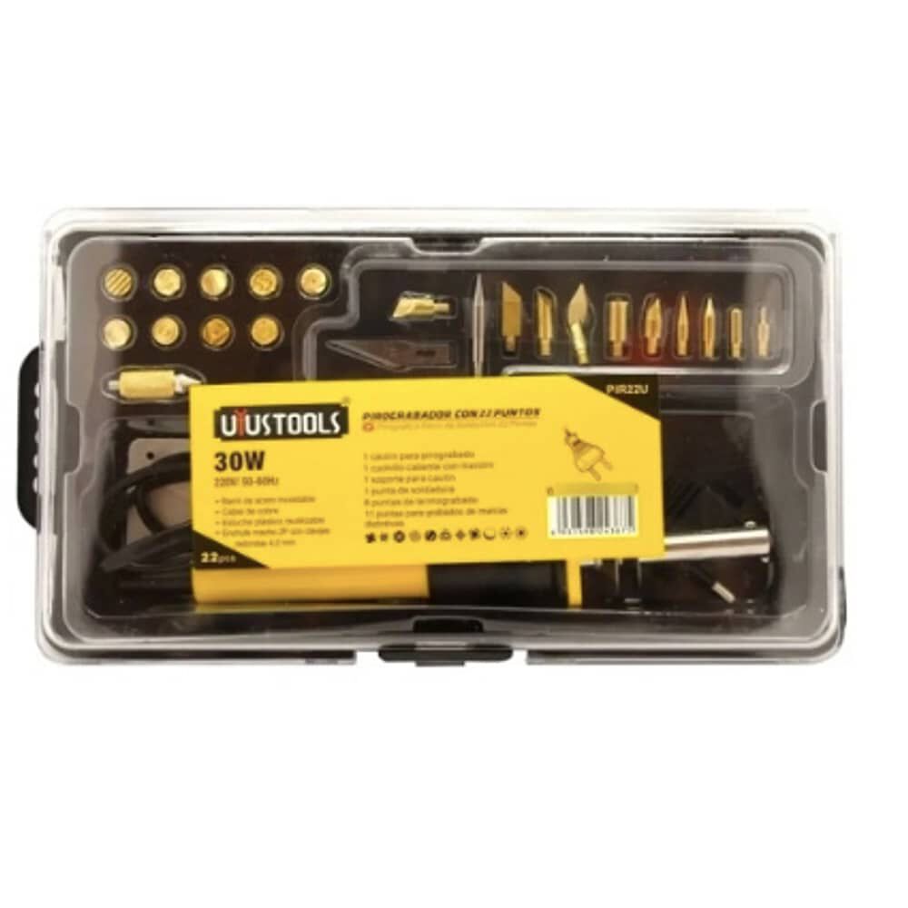 Pirograbador Caut&iacute;n Madera, Cuero 22 Medidas image number 1.0