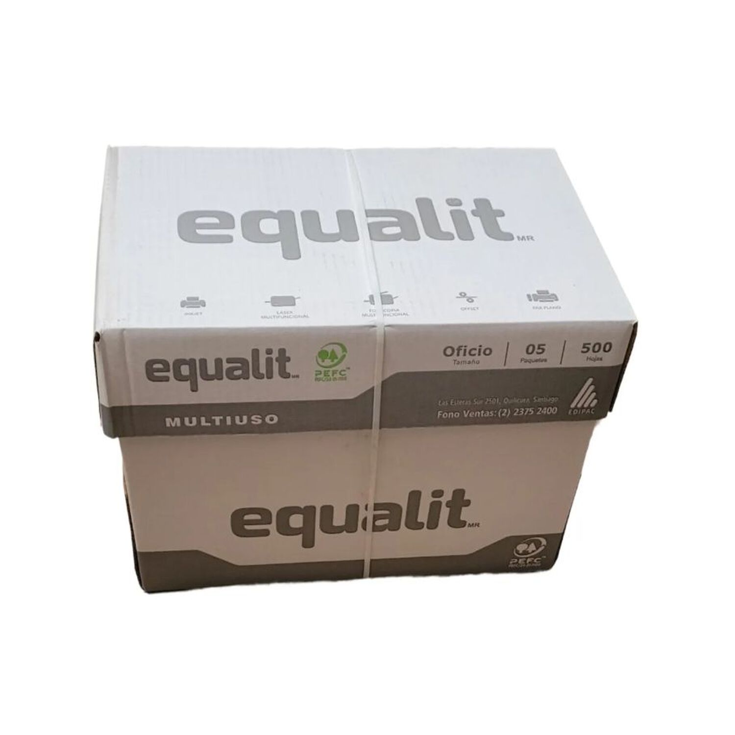 Resma Papel Fotocopia Oficio 75gr. Equalit image number 2.0