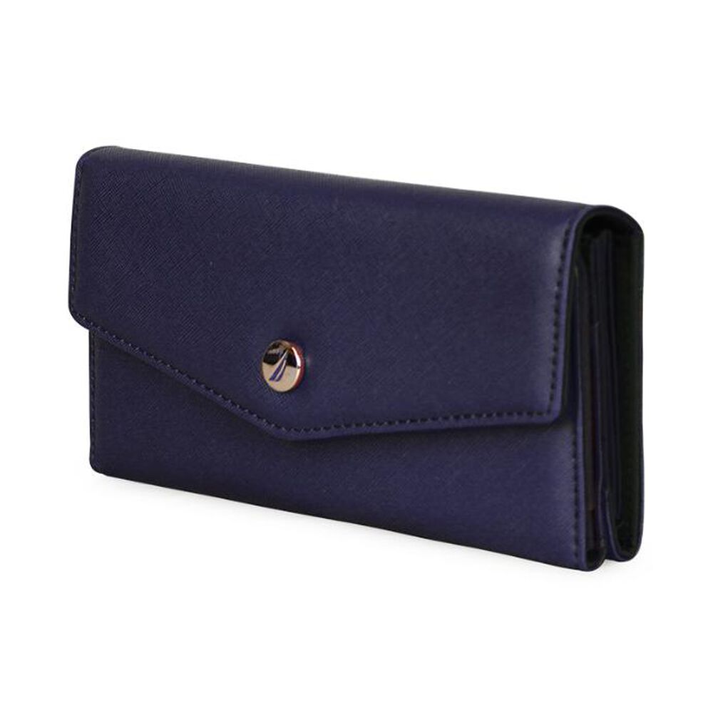 Billetera De Mujer Ziggy Azul Nautica image number 3.0