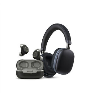 Pack Aud&iacute;fonos Maxell Inal&aacute;mbricos Bluetooth Mxpods Negro