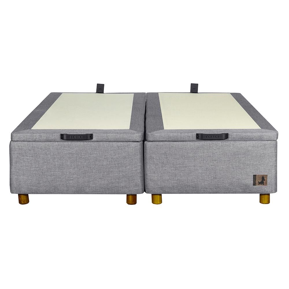 Base Cama Mons Ba&uacute;l 200 Bd Gris / 2 Plazas / Base Dividida image number 7.0