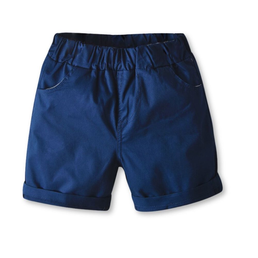 Conjunto De Vestir Ni&ntilde;o Camisa Con Estampado Y Pantal&oacute;n Corto 9 Meses A 4 A&ntilde;os Animal Cartoon image number 4.0