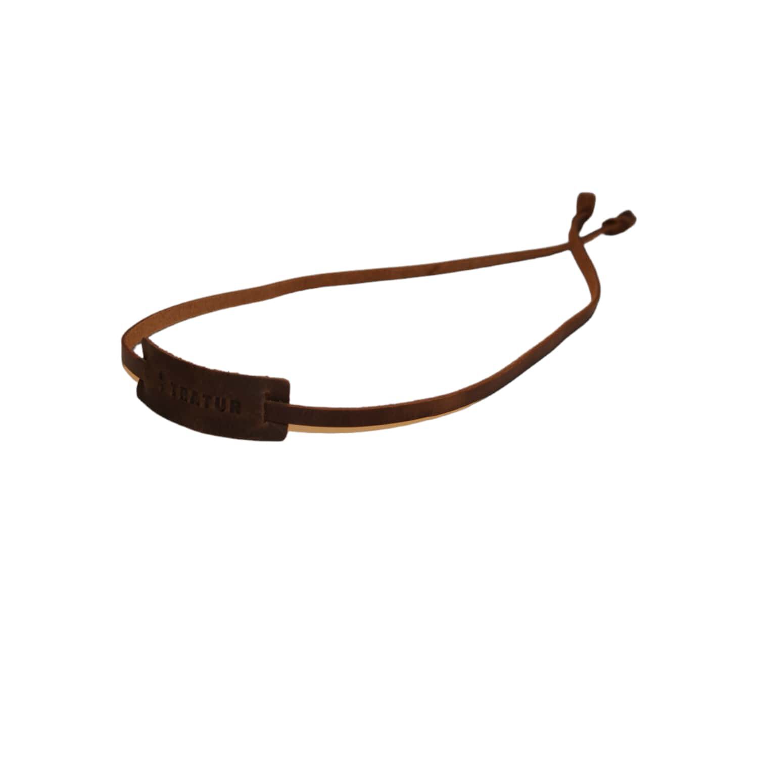 Strap De Lentes De Cuero Cafe image number 2.0