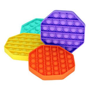 Juguete Pop It Antiestres Fidget Hexagonal Pack 6