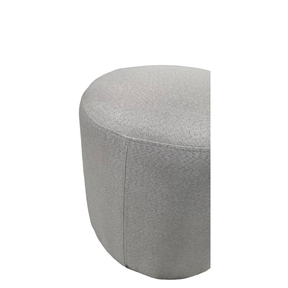 Pouf Redondo Lino Gris Claro image number 2.0