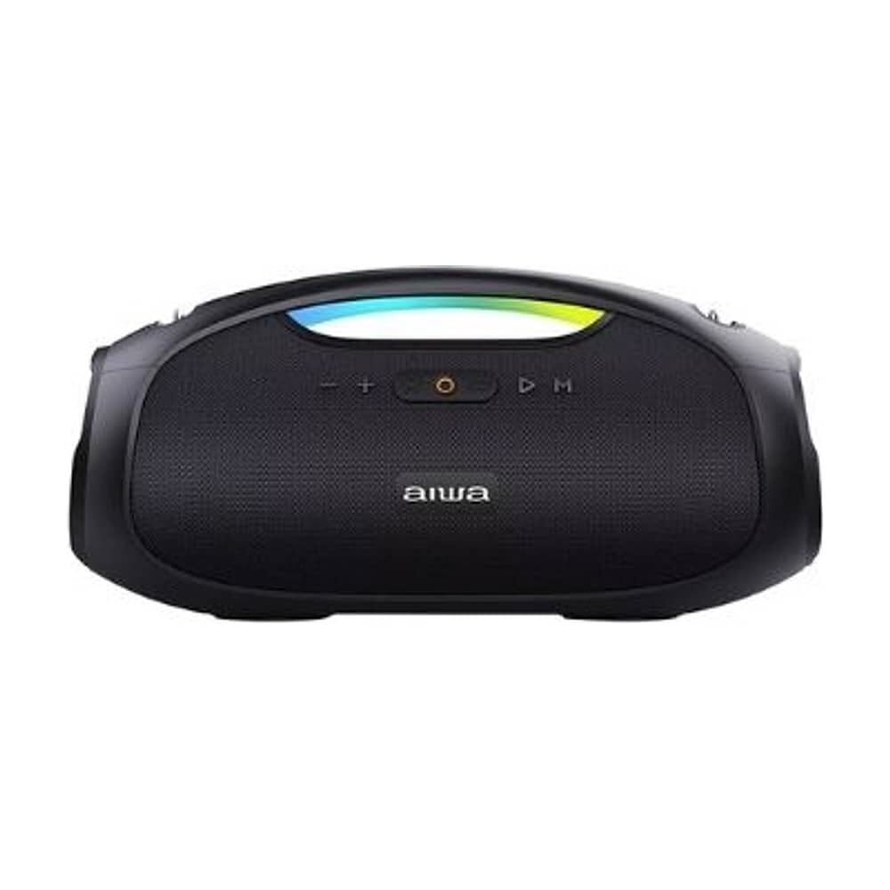 Parlante Aiwa Boombox Aws244bt Aws244bt Port&aacute;til Con Bluetooth Waterproof Negra 220v image number 1.0