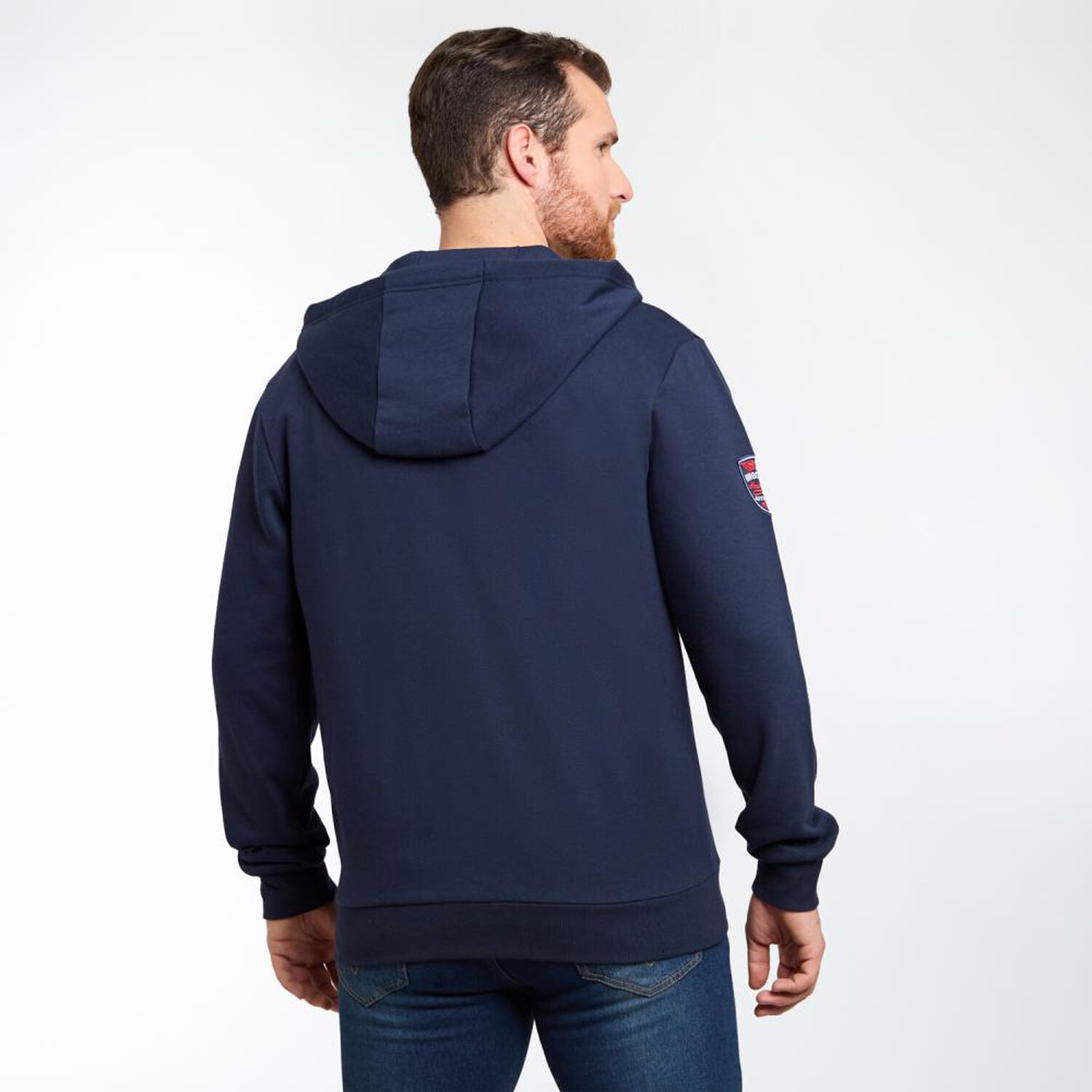 Poler&oacute;n Estampado Regular Cuello Redondo Con Capucha Hombre Peroe image number 3.0