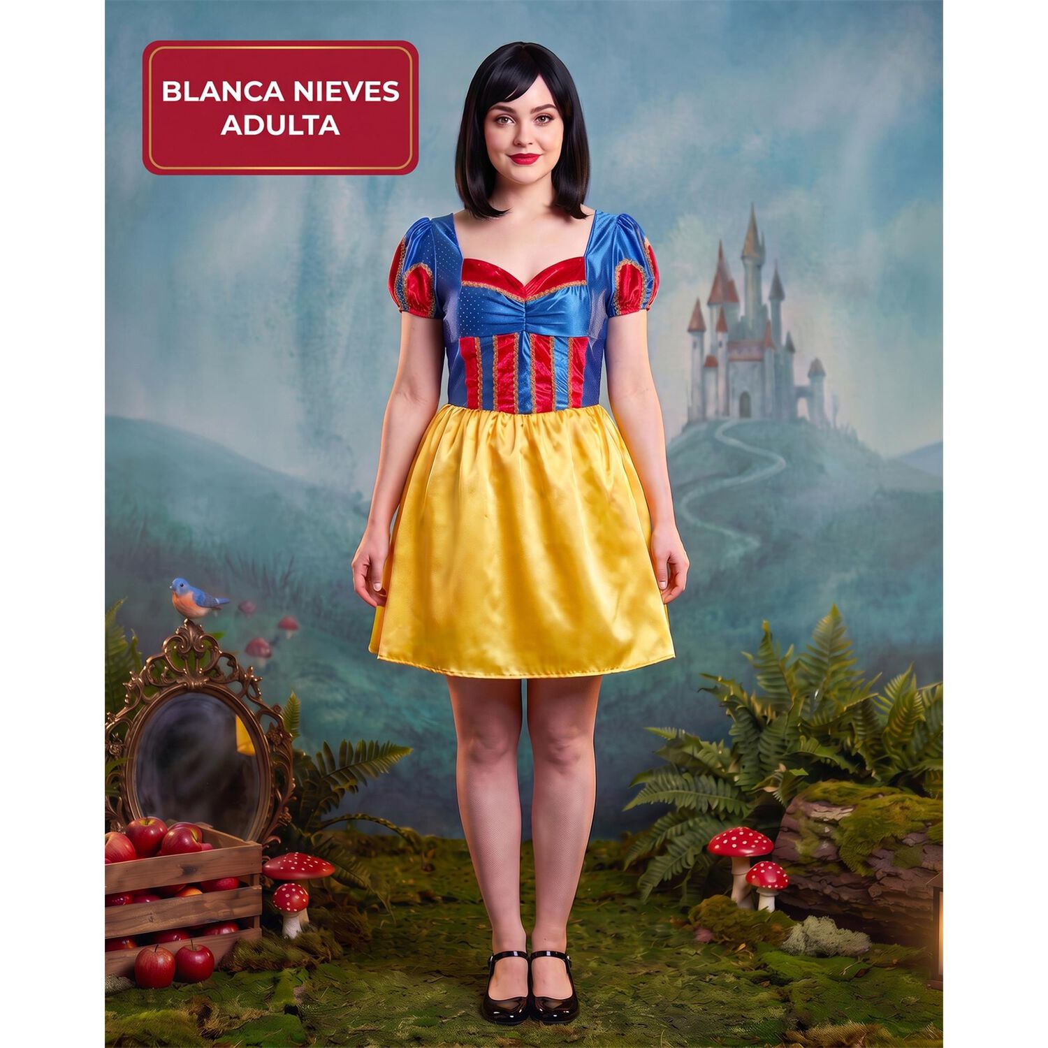 Disfraz Princesas Blanca Nieves Ni&ntilde;a Disney image number 41.0