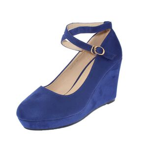 Zapato Plataforma Azul Heriel Art. 5h6393blue