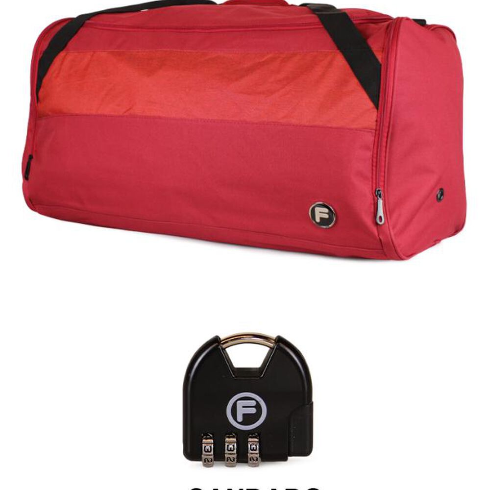 Bolso De Viaje Con Ruedas Kross L 131 Lts Rojo + Candado F image number 1.0