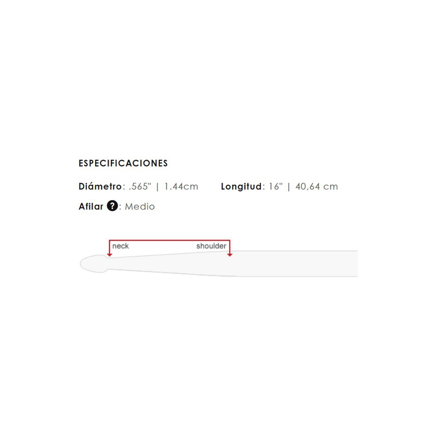 Baquetas Vic Firth 5a Nova Red Punta De Nylon image number 3.0