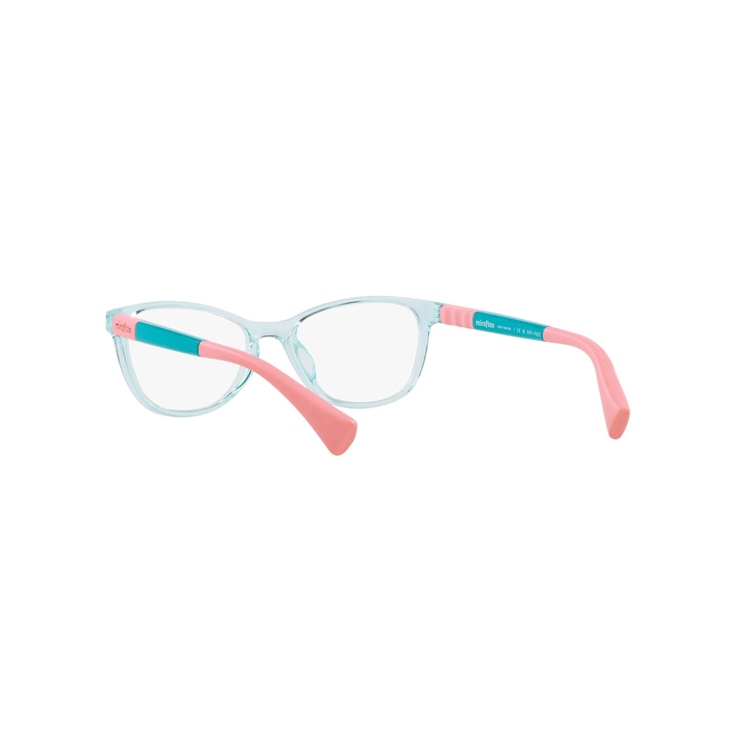 Lentes &Oacute;pticos Turquesa Rosa Miraflex Para Ni&ntilde;os image number 5.0