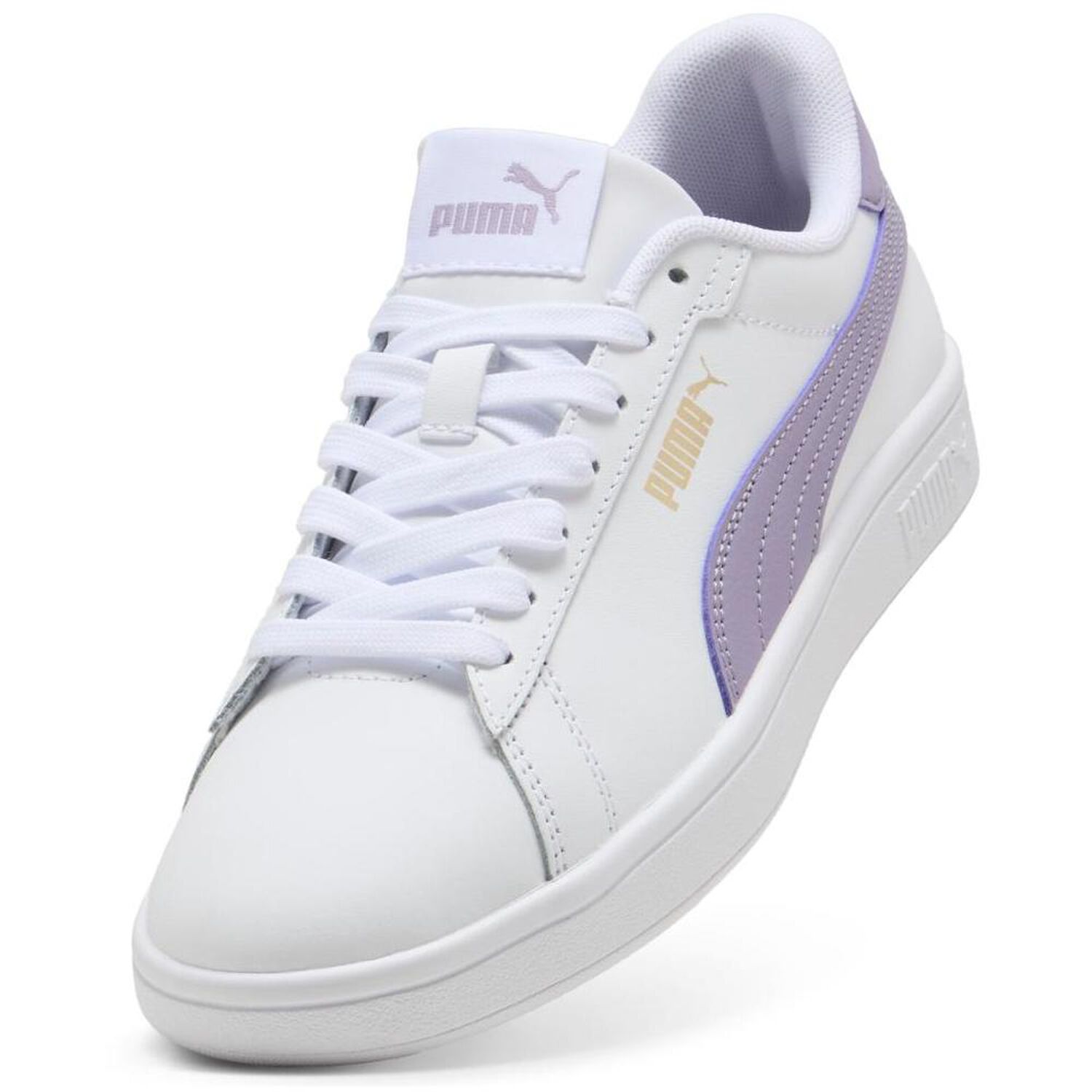 Zapatilla Puma Smash 3.0 L Mujer Blanco image number 5.0