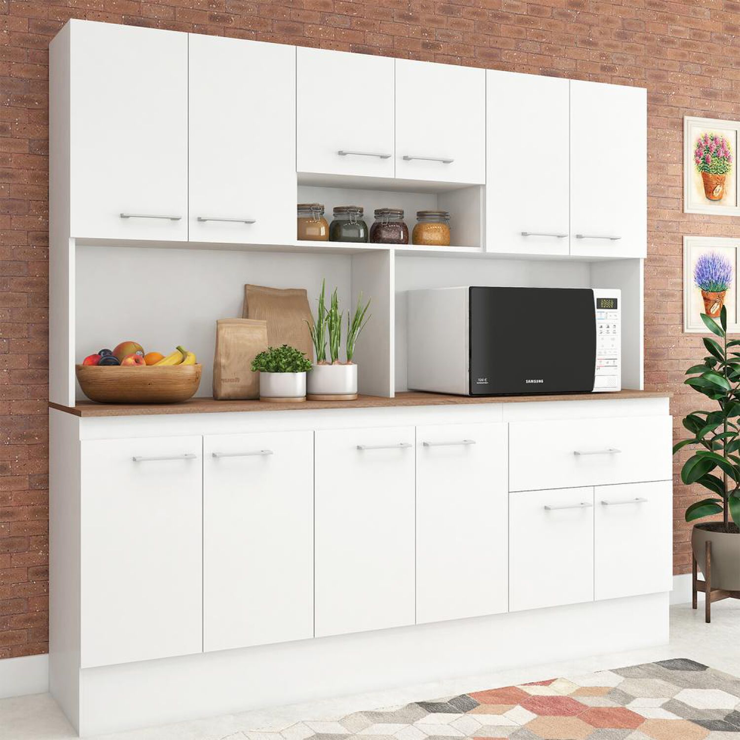 Mueble De Cocina Vekkahome Bucks / 12 Puertas / 1 Caj&oacute;n image number 0.0