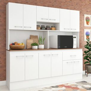 Mueble De Cocina Vekkahome Bucks / 12 Puertas / 1 Caj&oacute;n