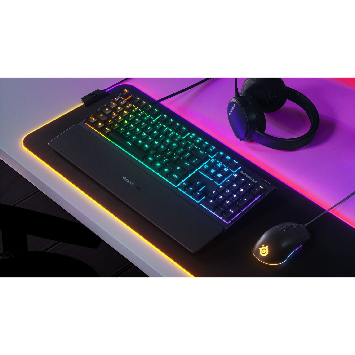 Teclado Gamer Steelseries Apex 3 Negro Rgb Ingl&eacute;s image number 5.0