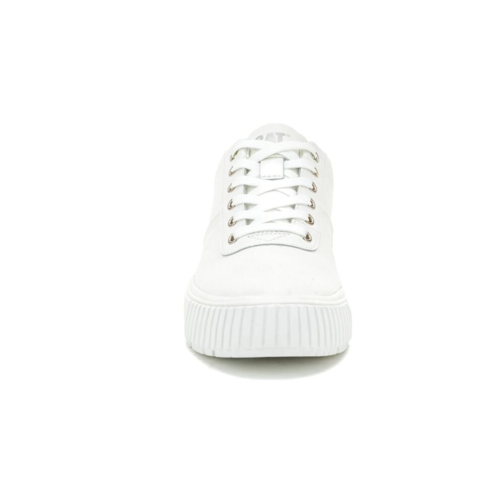 Zapatilla Urbana Mujer Caterpillar Amp Canvas Blanco image number 2.0