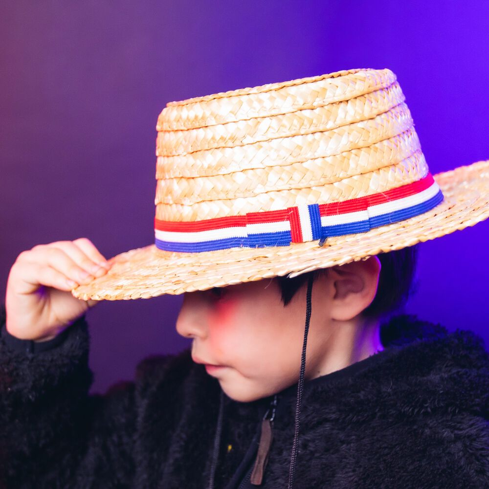 Sombrero Chupalla Huaso Niños Fiestas Patrias image number 1.0