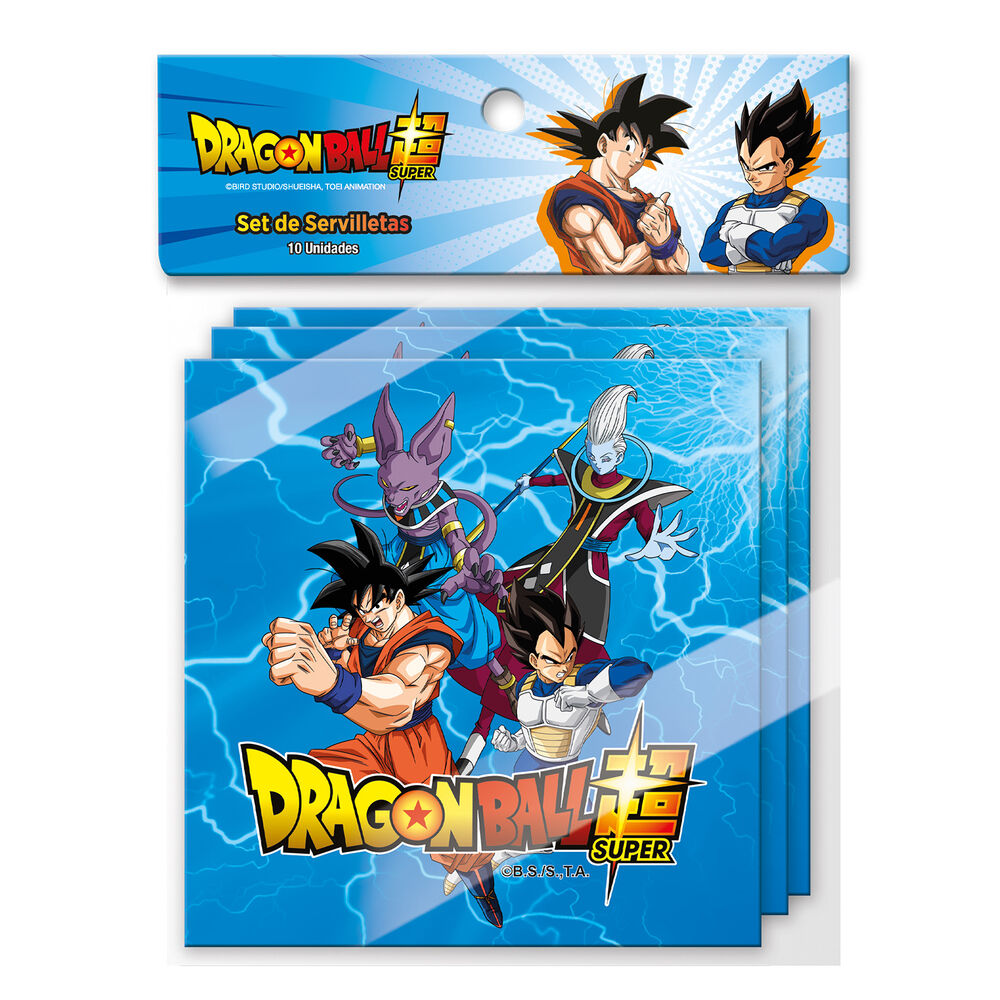 Set 10 Servilletas Dragon Ball 33x33cm image number 0.0