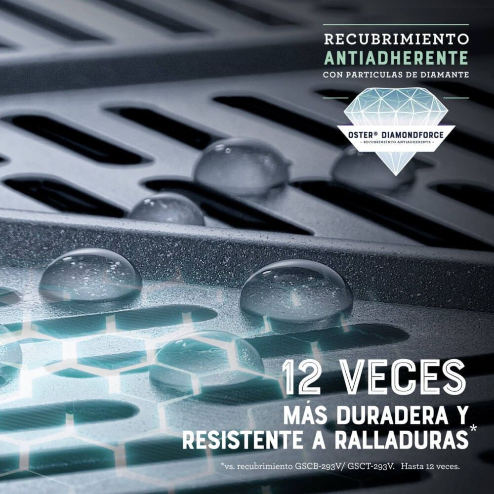Oster Freidora De Aire Digital, Recubrimiento Oster Diamondforce, 6l De Capacidad, 10 Programas Automáticos, Ckstaf60wddf + 300 Forros Desechables Pa image number 3.0