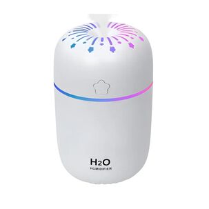Difusor Humidificador De Aire H2o Para Autom&oacute;vil Blanco