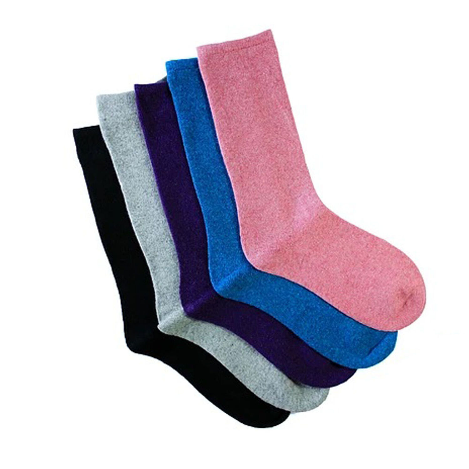 Pack De 3 Pares Calcetines Diab&eacute;tico Cachemira Mujer Sin Costuras image number 0.0