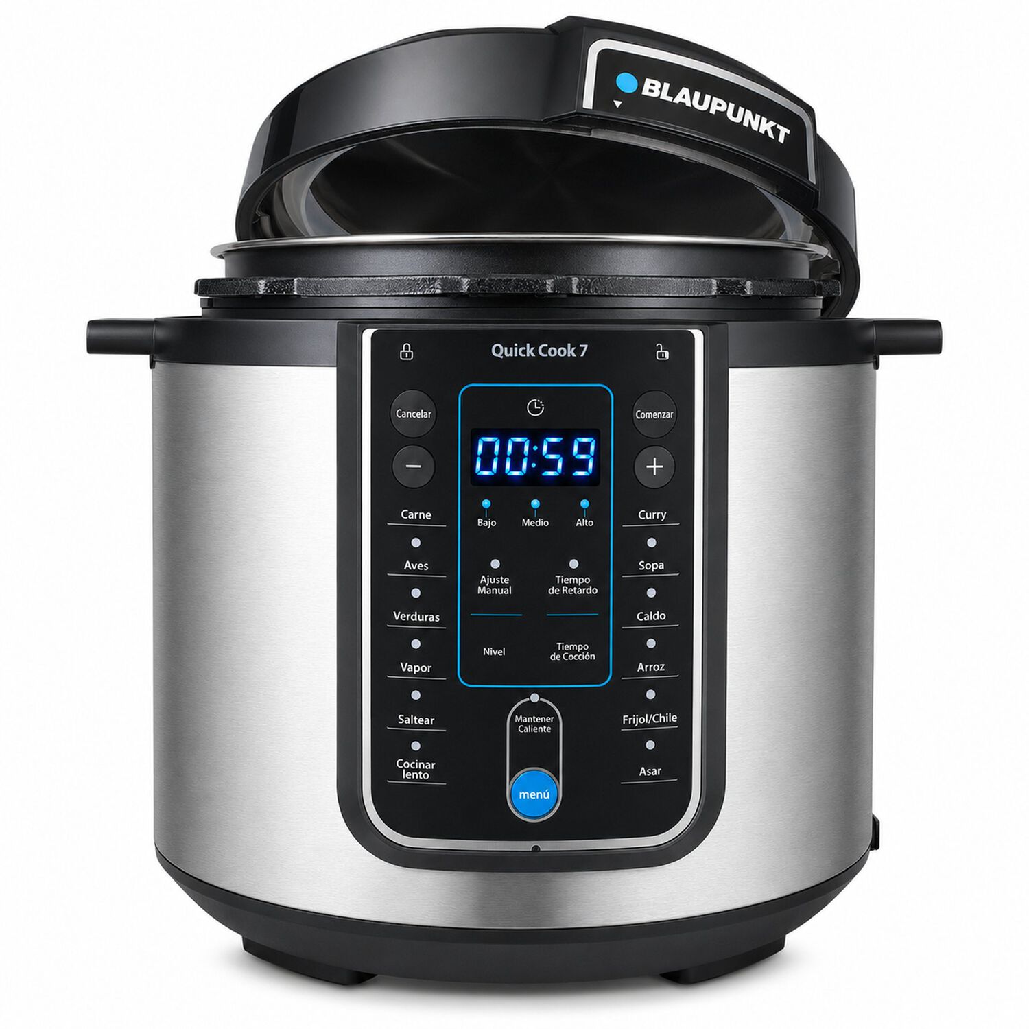 Olla A Presi&oacute;n El&eacute;ctrica Quick Cook Touch Edition 5.7 Lt image number 4.0