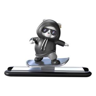Adorno Para Autos Skateboarding Bear Oso Deslizante