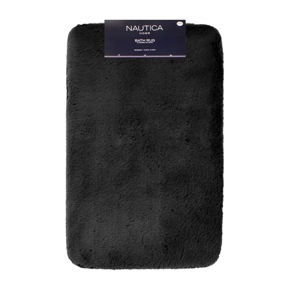 Alfombra De Ba&ntilde;o Nautica Home Ultra Suave 50x80cm Gris Oscuro image number 0.0
