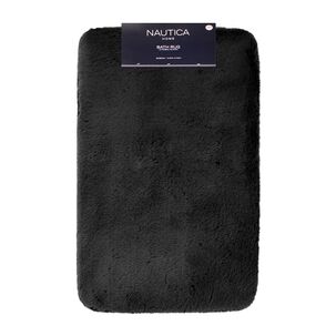 Alfombra De Ba&ntilde;o Nautica Home Ultra Suave 50x80cm Gris Oscuro