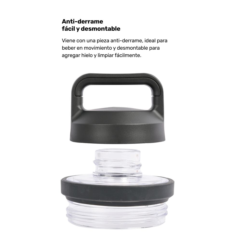 Botella T&eacute;rmica Insulada Indo 800ml Black Lhotse image number 4.0