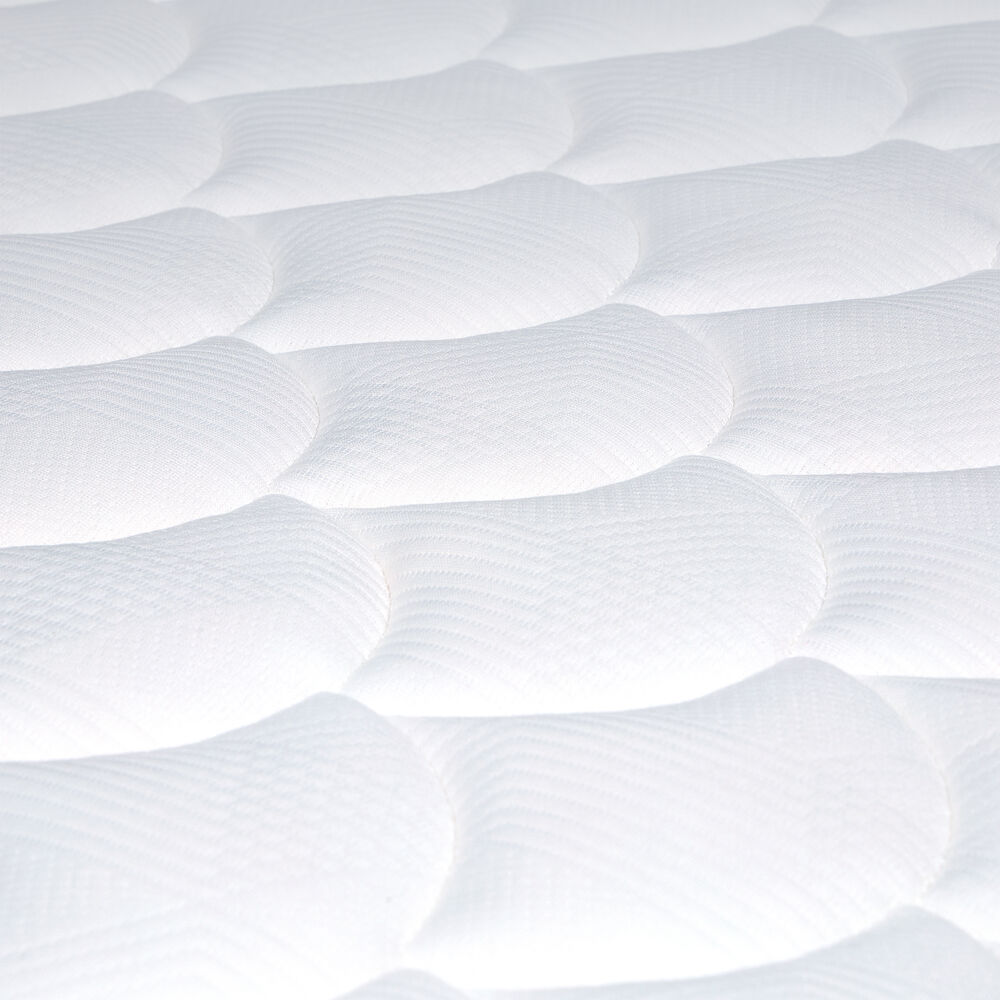 Cama Europea Rosen New Style 4 Plus / 1.5 Plazas / Base Normal + Respaldo Tabor Caramelo image number 5.0