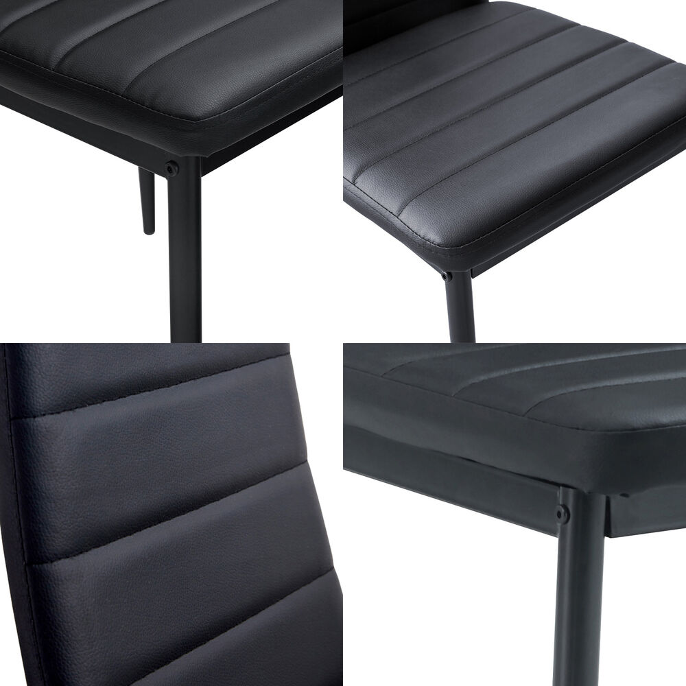 Pack 6 Silla De Comedor Boston Ii Negro image number 3.0