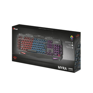 Teclado Gamer Led De 3 Colores Gxt 840 Myra - Ps