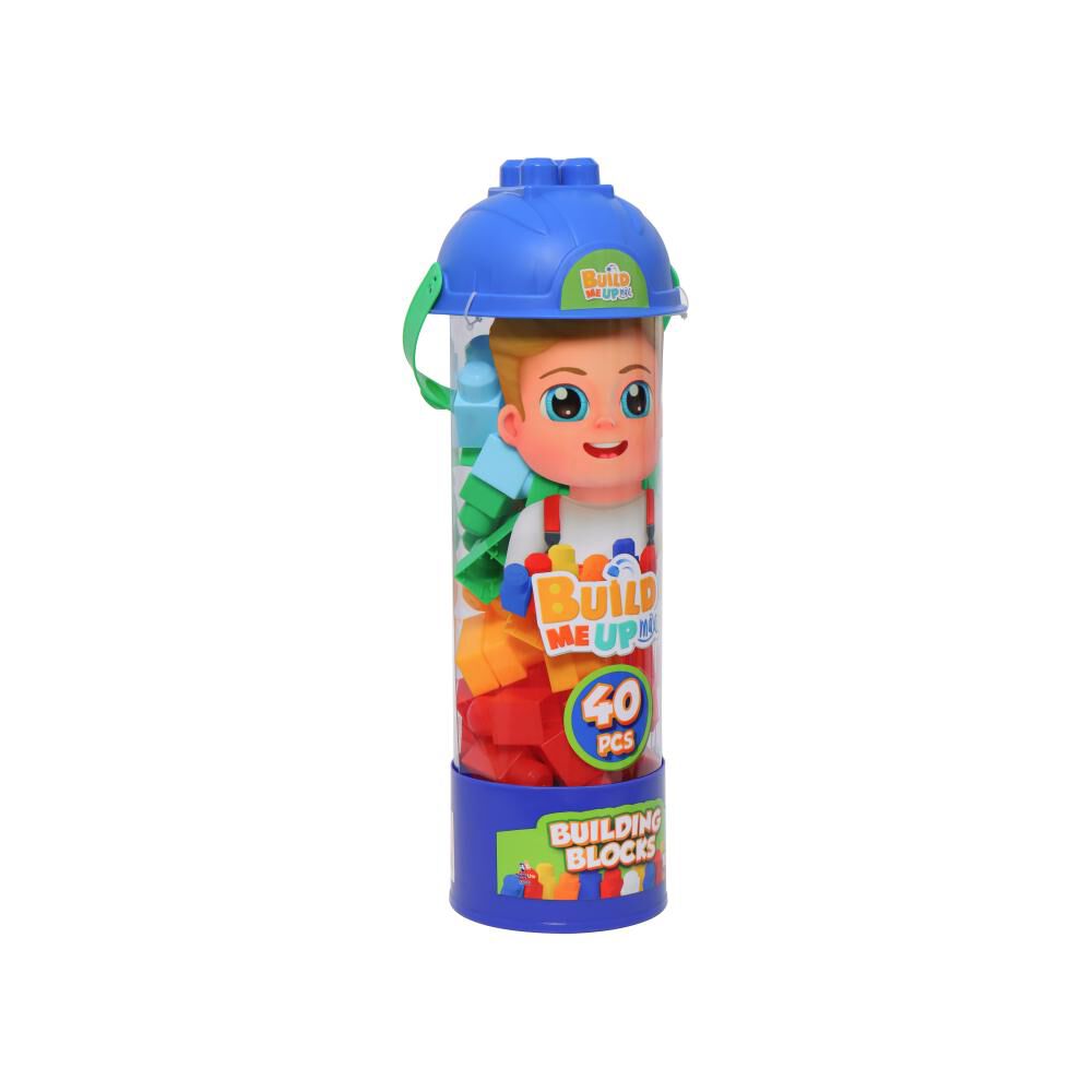Bloque Happy Line Maxi 40pcs En Tubo Constructor Con Display image number 2.0