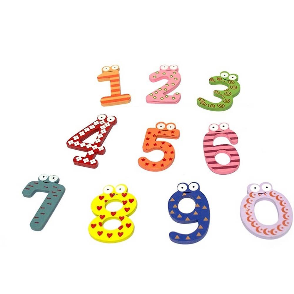 N&uacute;meros Magn&eacute;tico Juguete Did&aacute;ctico Madera image number 3.0