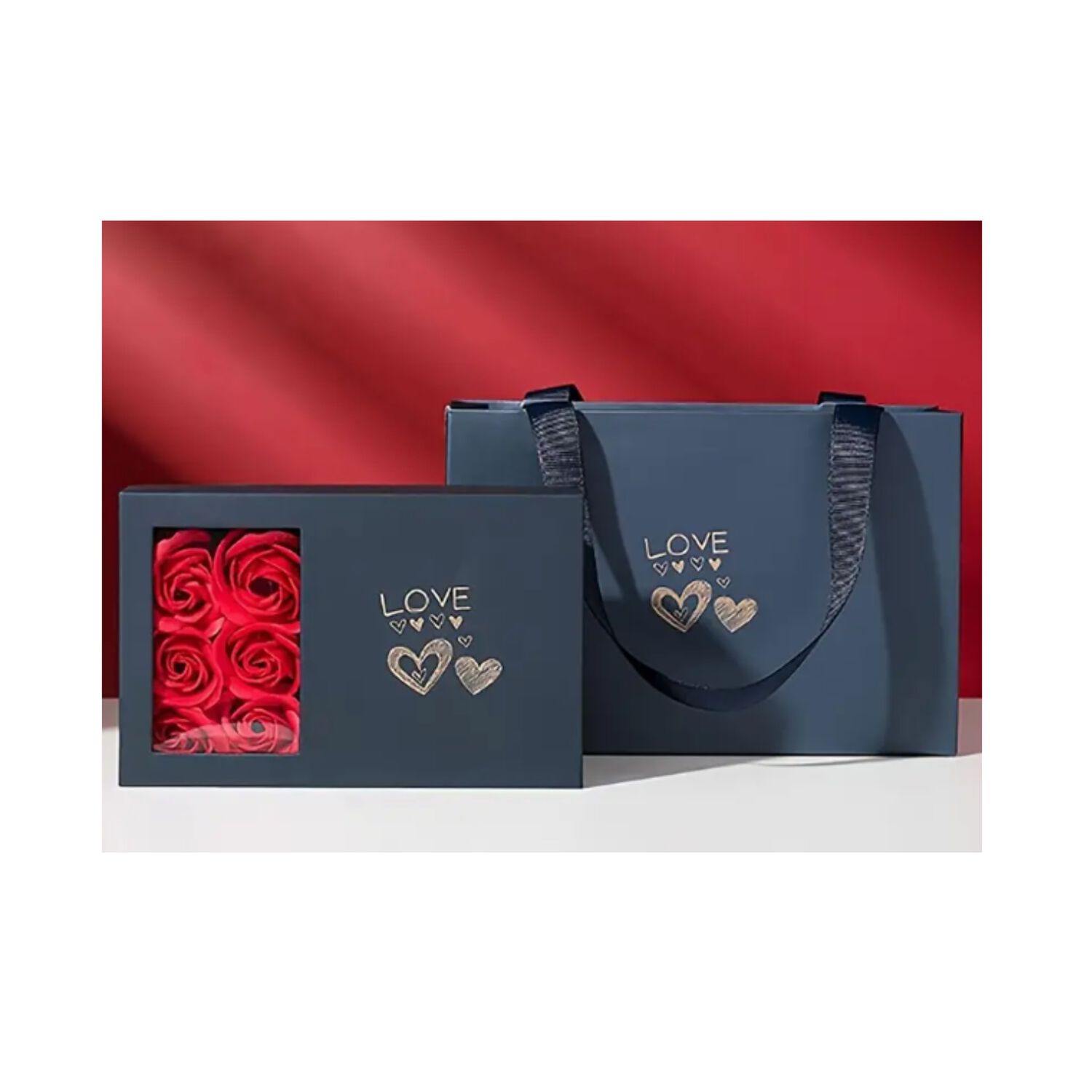 Caja Joyer&iacute;a De Flores Eternas Y Collar Love Mujer Amor image number 11.0