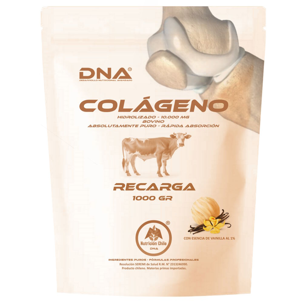 Colágeno Bovino D N A® - Sabor Vainilla - Recarga - 1 Kg image number 0.0