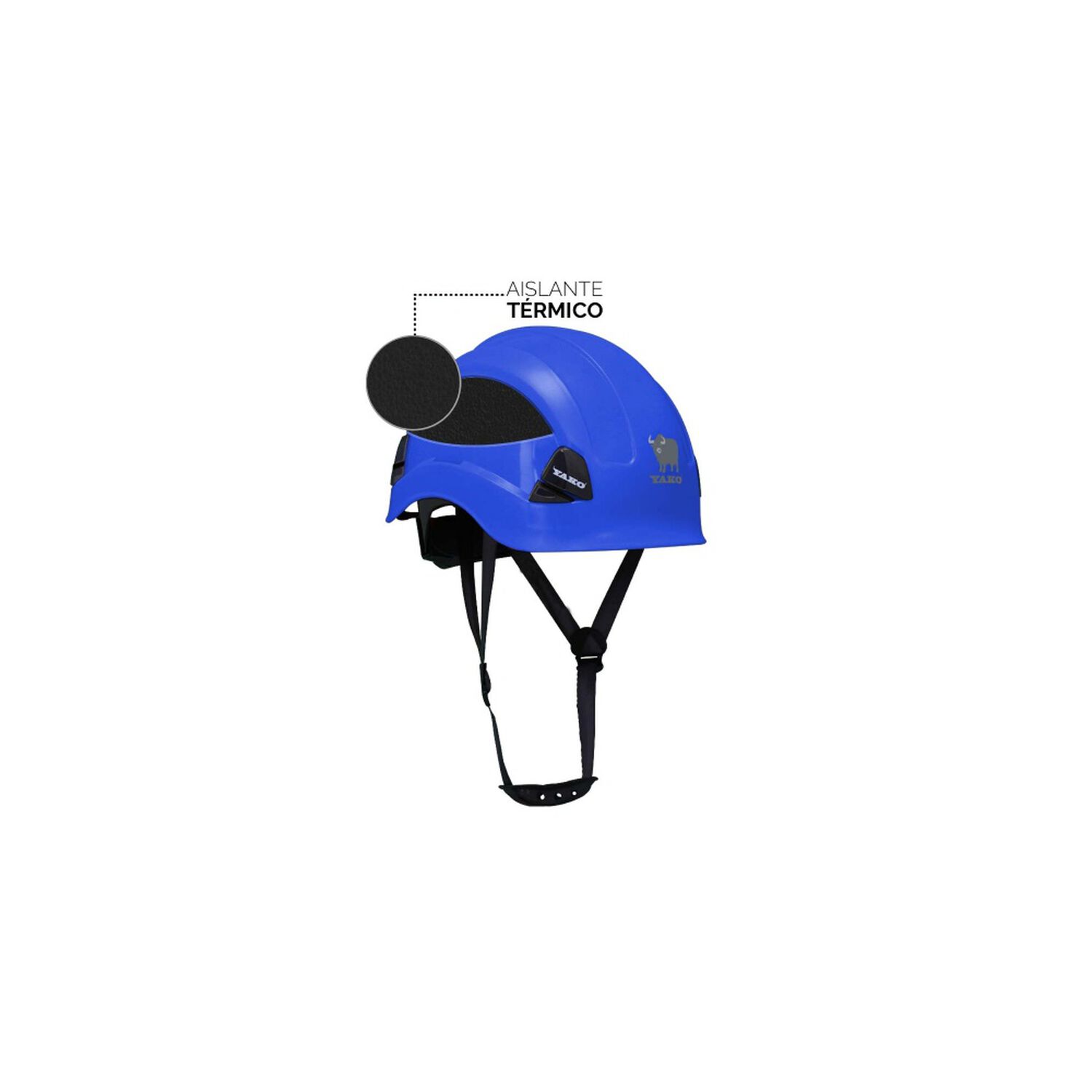 Casco Yako Steelpro Blanco image number 9.0