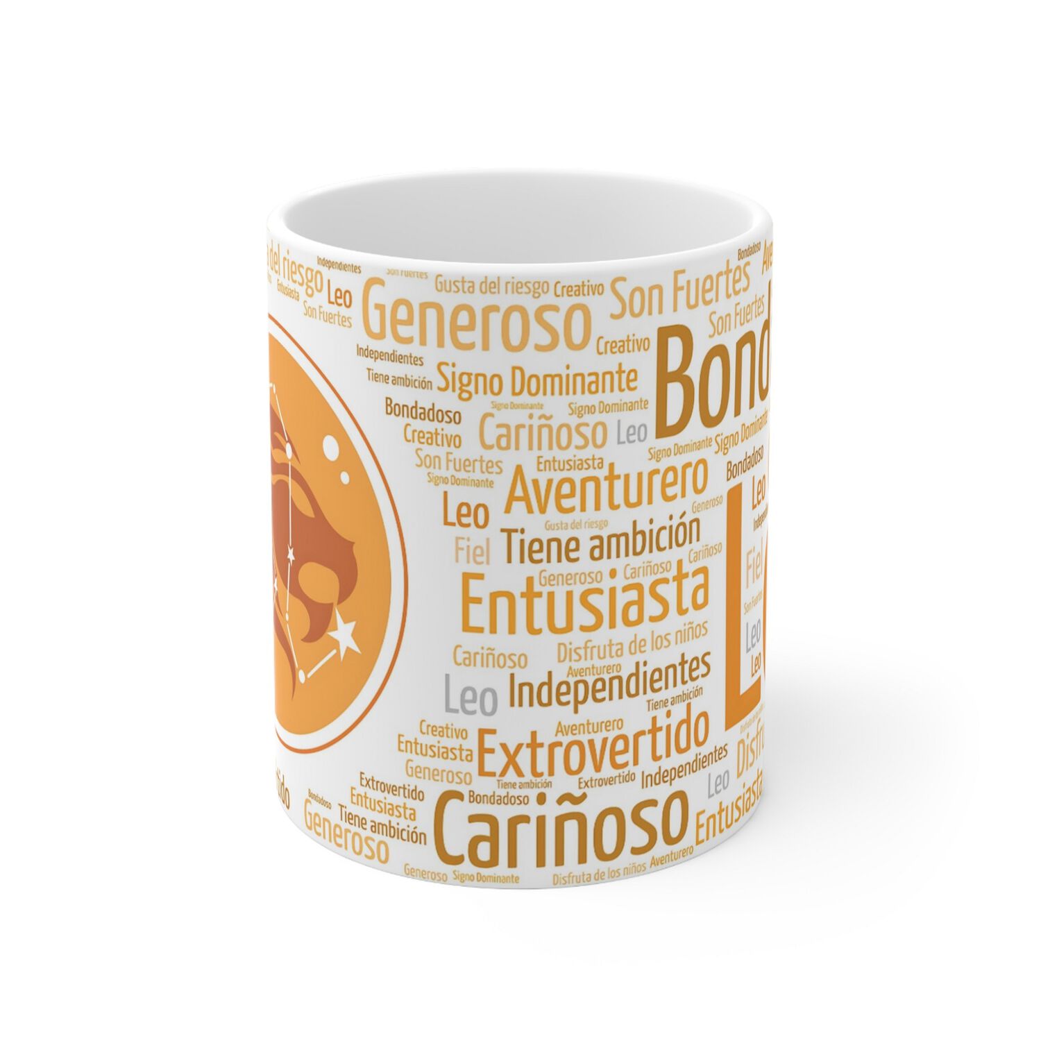 Taza Signo Zodiacal Leo - Cer&aacute;mica Hor&oacute;scopo Astrolog&iacute;a Regalo image number 1.0
