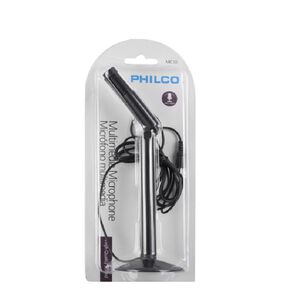 Micrófono Para Pc Notebook Multimedia Plug Con Pedestal